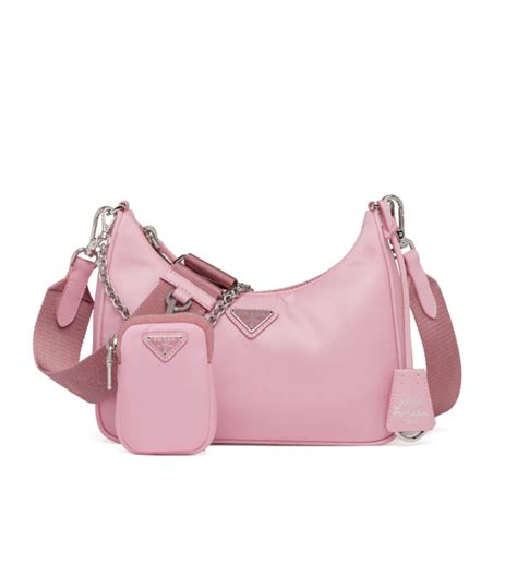 bolsa prada nylon rosa|borse prada nuova collezione.